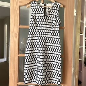 Kate spade blue and white lemon sheath dress